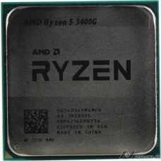 CPU AMD Ryzen 5 3400G OEM {3.7GHz up to 4.2GHz/4x512Kb+4Mb, 4C/8T, Picasso, 12nm, 65W, Radeon Vega 11 1400MHz, unlocked, AM4}