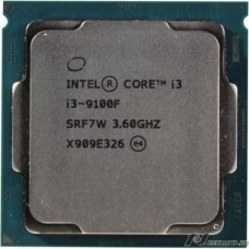 CPU Intel Core i3-9100F Coffee Lake OEM {3.60Ггц, 6МБ, Socket 1151v2}